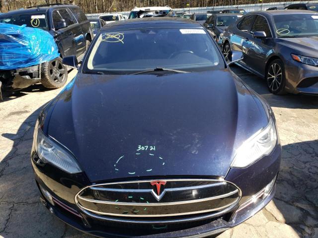 5YJSA1H21FF080338 - 2015 TESLA MODEL S 85D BLUE photo 5