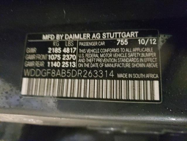 WDDGF8AB5DR263314 - 2013 MERCEDES-BENZ C 300 4MATIC GRAY photo 13