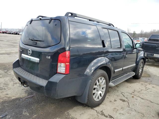 5N1AR1NB9AC626085 - 2010 NISSAN PATHFINDER S BLACK photo 3