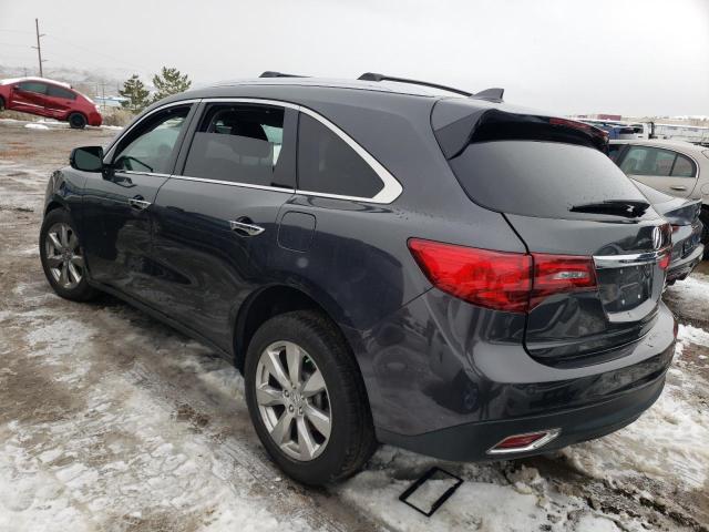 5FRYD4H86EB039014 - 2014 ACURA MDX ADVANCE GRAY photo 2