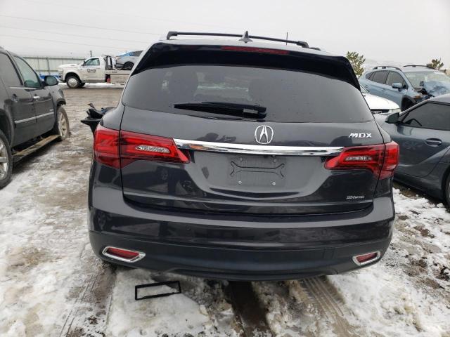 5FRYD4H86EB039014 - 2014 ACURA MDX ADVANCE GRAY photo 6