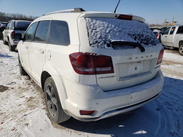 3C4PDCGB0JT277330 - 2018 DODGE JOURNEY CROSSROAD WHITE photo 3