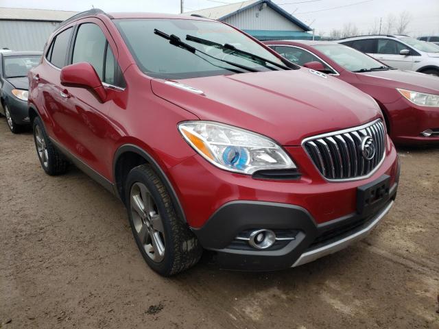 KL4CJFSB1DB172666 - 2013 BUICK ENCORE CONVENIENCE BURGUNDY photo 4