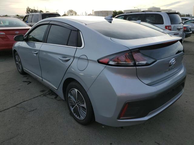 KMHC75LD7MU248647 - 2021 HYUNDAI IONIQ SEL SILVER photo 2