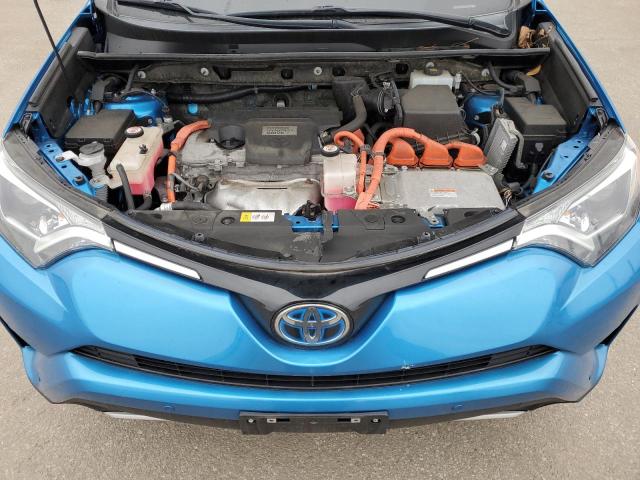 JTMRJREV8JD154768 - 2018 TOYOTA RAV4 HV LE BLUE photo 12