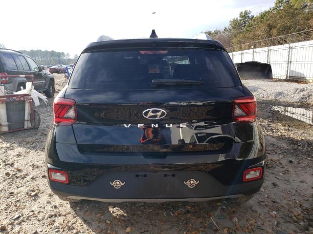 KMHRC8A36NU138501 - 2022 HYUNDAI VENUE SEL BLACK photo 6