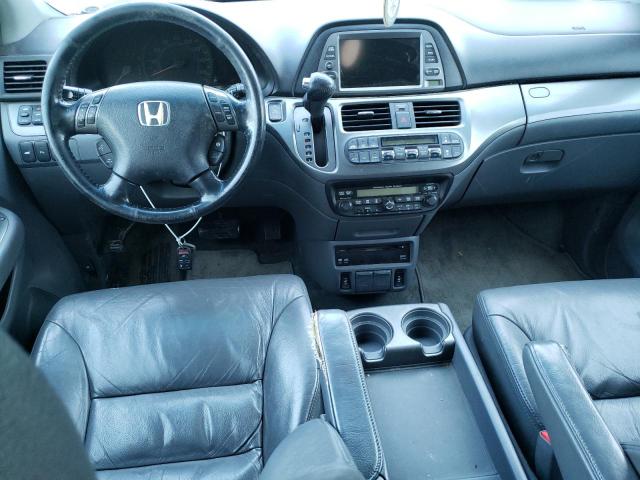 5FNRL38866B011556 - 2006 HONDA ODYSSEY TOURING SILVER photo 8