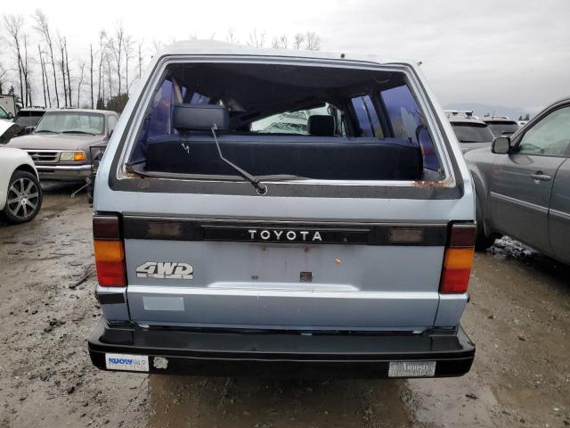 JT3YR32W0K0010899 - 1989 TOYOTA VAN WAGON DELUXE BLUE photo 6