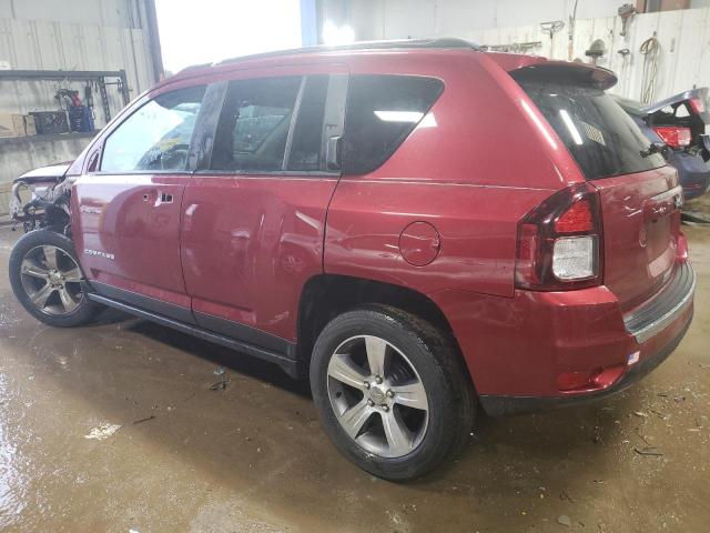 1C4NJCEB0HD189610 - 2017 JEEP COMPASS LATITUDE RED photo 2