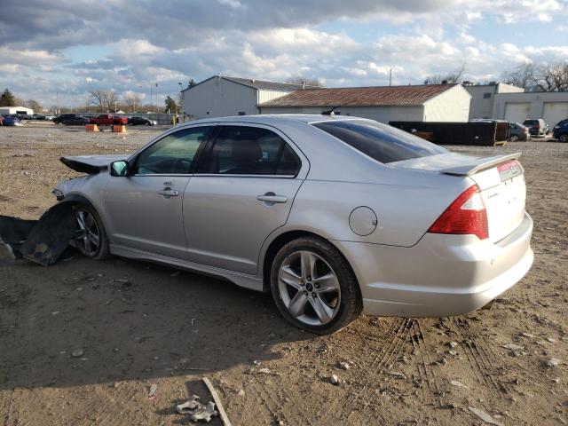 3FAHP0KC2CR428474 - 2012 FORD FUSION SPORT SILVER photo 2