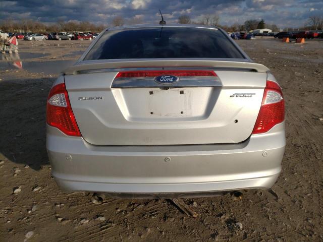 3FAHP0KC2CR428474 - 2012 FORD FUSION SPORT SILVER photo 6