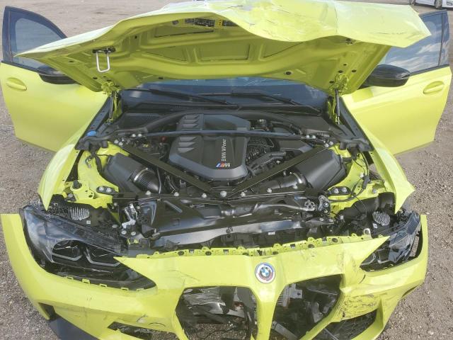 WBS43AY09NFN08404 - 2022 BMW M3 COMPETITION GREEN photo 11