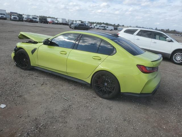 WBS43AY09NFN08404 - 2022 BMW M3 COMPETITION GREEN photo 2
