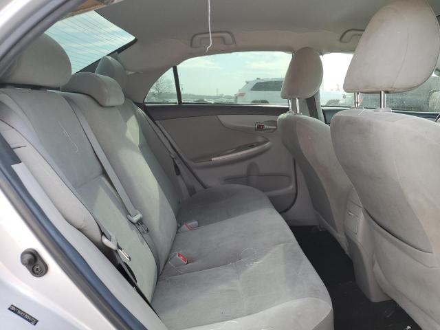 2T1BU4EE1BC647735 - 2011 TOYOTA COROLLA BASE SILVER photo 10