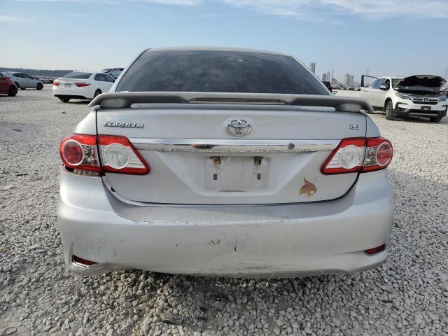 2T1BU4EE1BC647735 - 2011 TOYOTA COROLLA BASE SILVER photo 6
