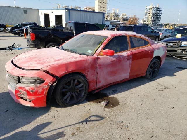 2C3CDXBG1JH277441 - 2018 DODGE CHARGER SXT RED photo 1