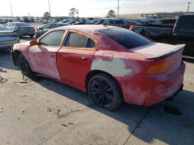 2C3CDXBG1JH277441 - 2018 DODGE CHARGER SXT RED photo 2