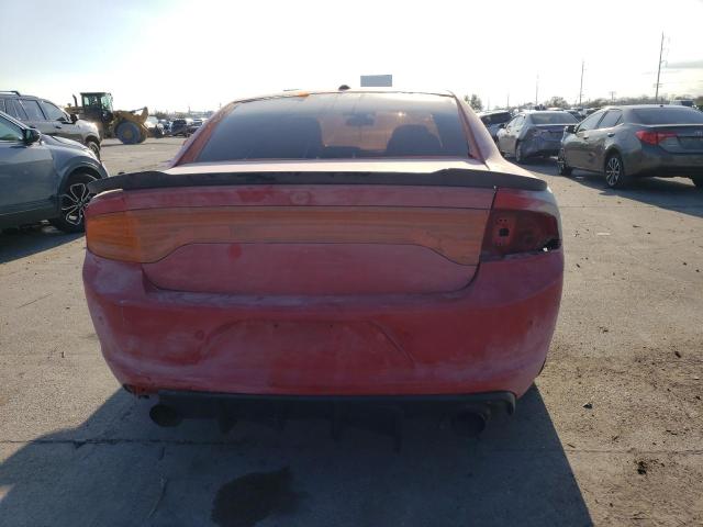 2C3CDXBG1JH277441 - 2018 DODGE CHARGER SXT RED photo 6