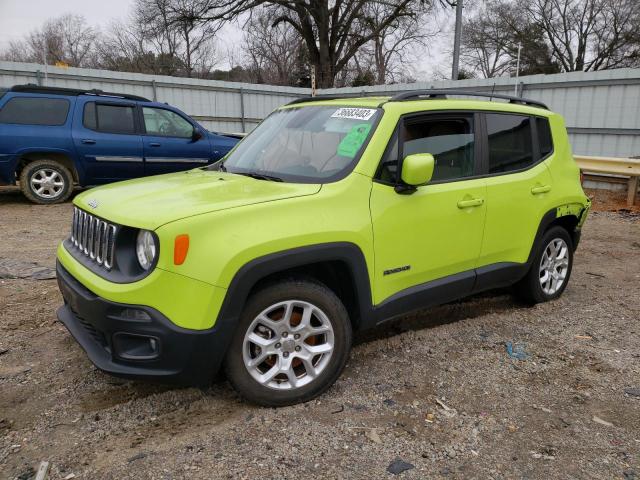 ZACCJABB6JPJ05701 - 2018 JEEP RENEGADE LATITUDE GREEN photo 1