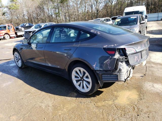 5YJ3E1EA1NF288688 - 2022 TESLA MODEL 3 Կապույտ լուսանկար 2