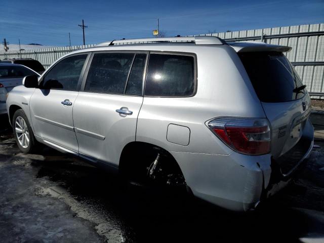 JTEEW44A182021451 - 2008 TOYOTA HIGHLANDER HYBRID LIMITED SILVER photo 2