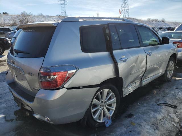 JTEEW44A182021451 - 2008 TOYOTA HIGHLANDER HYBRID LIMITED SILVER photo 3