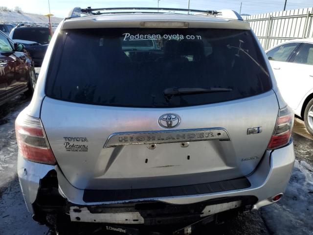 JTEEW44A182021451 - 2008 TOYOTA HIGHLANDER HYBRID LIMITED SILVER photo 6