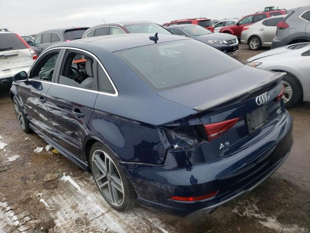 WAUJ8GFFXJ1062290 - 2018 AUDI A3 PREMIUM PLUS BLUE photo 2