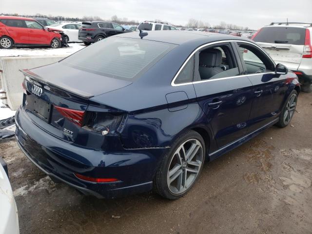 WAUJ8GFFXJ1062290 - 2018 AUDI A3 PREMIUM PLUS BLUE photo 3