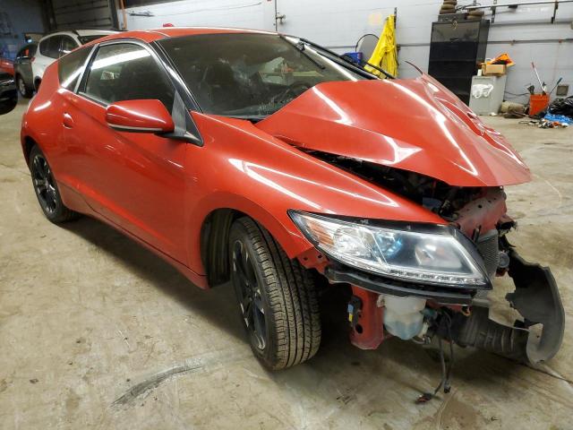 JHMZF1D60ES002108 - 2014 HONDA CR-Z EX RED photo 4