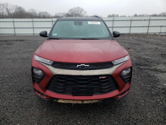 KL79MUSL7NB132434 - 2022 CHEVROLET TRAILBLAZE RS RED photo 5