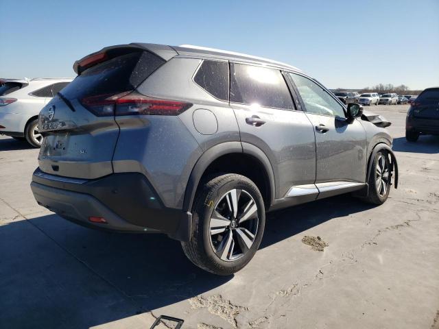 5N1AT3CA1MC799482 - 2021 NISSAN ROGUE SL GRAY photo 3