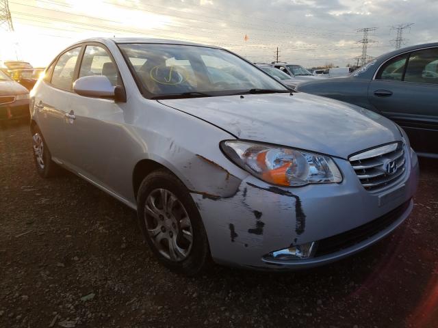 KMHDU4AD7AU868453 - 2010 HYUNDAI ELANTRA BLUE  photo 1