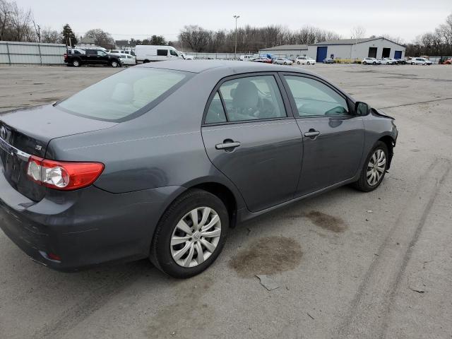 2T1BU4EE5CC891955 - 2012 TOYOTA COROLLA BASE GRAY photo 3