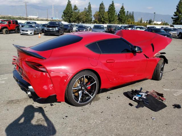 WZ1DB0C02MW038051 - 2021 TOYOTA SUPRA BASE RED photo 3