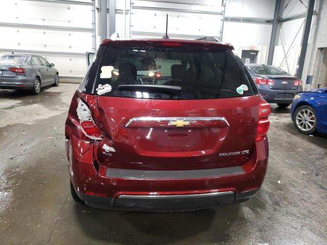 2GNFLGEK7G6284109 - 2016 CHEVROLET EQUINOX LTZ MAROON photo 6