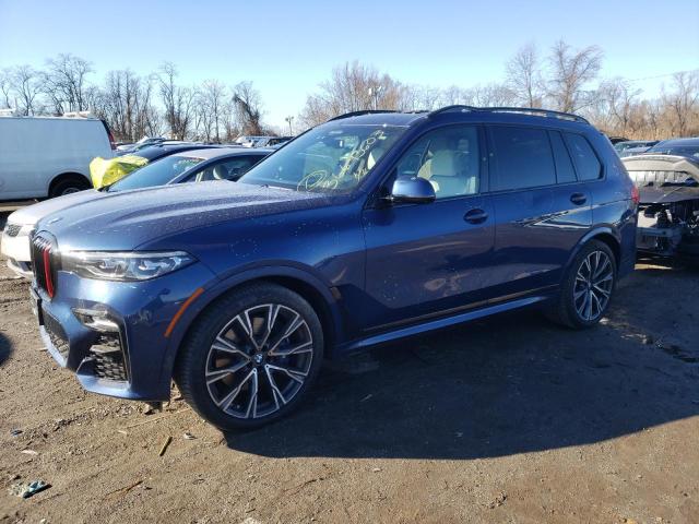 5UXCW2C03M9E60257 - 2021 BMW X7 XDRIVE40I BLUE photo 1