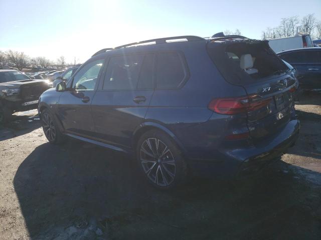 5UXCW2C03M9E60257 - 2021 BMW X7 XDRIVE40I Mavi foto 2