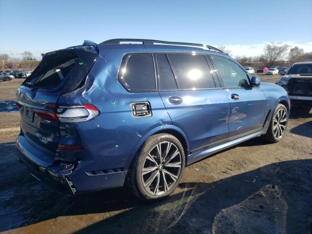 5UXCW2C03M9E60257 - 2021 BMW X7 XDRIVE40I BLUE photo 3