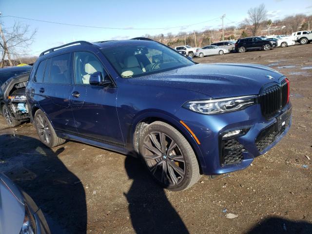 5UXCW2C03M9E60257 - 2021 BMW X7 XDRIVE40I Mavi foto 4