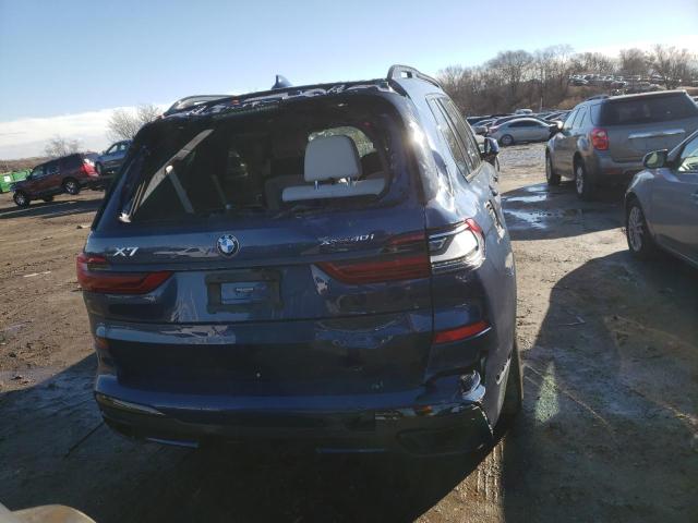 5UXCW2C03M9E60257 - 2021 BMW X7 XDRIVE40I Mavi foto 6
