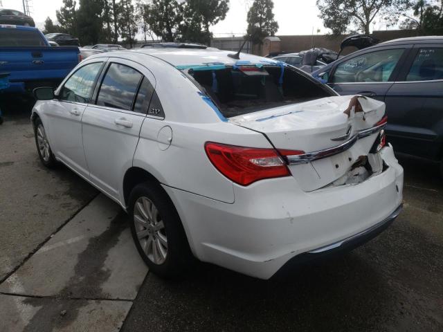 1C3CCBBB0EN137680 - 2014 CHRYSLER 200 TOURING WHITE photo 2