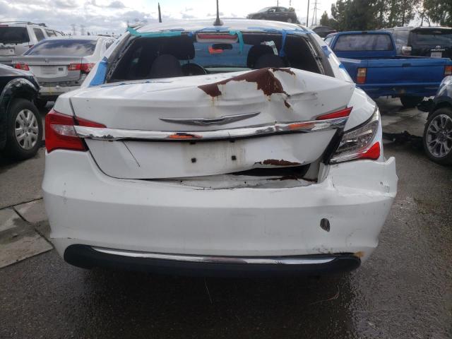 1C3CCBBB0EN137680 - 2014 CHRYSLER 200 TOURING WHITE photo 6