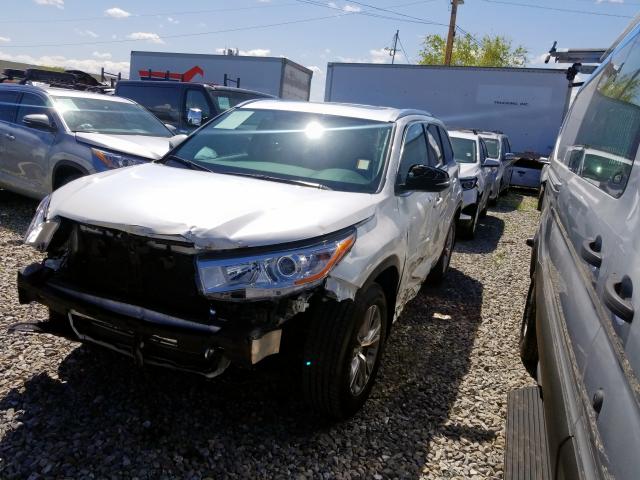 5TDJKRFHXFS102878 - 2015 TOYOTA HIGHLANDER XLE  photo 2