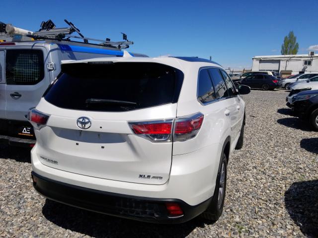 5TDJKRFHXFS102878 - 2015 TOYOTA HIGHLANDER XLE  photo 4