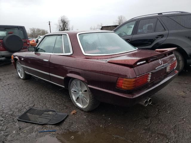 10702412011058 - 1975 MERCEDES-BENZ SLC 450 BURGUNDY photo 2