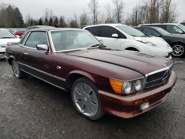 10702412011058 - 1975 MERCEDES-BENZ SLC 450 BURGUNDY photo 4