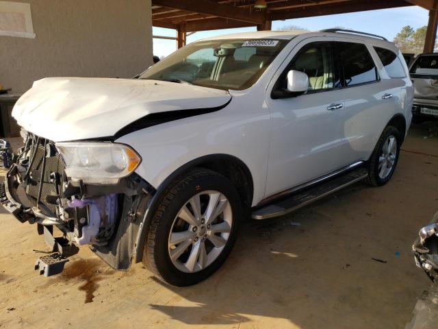 1C4RDHDG0DC552491 - 2013 DODGE DURANGO CREW WHITE photo 1