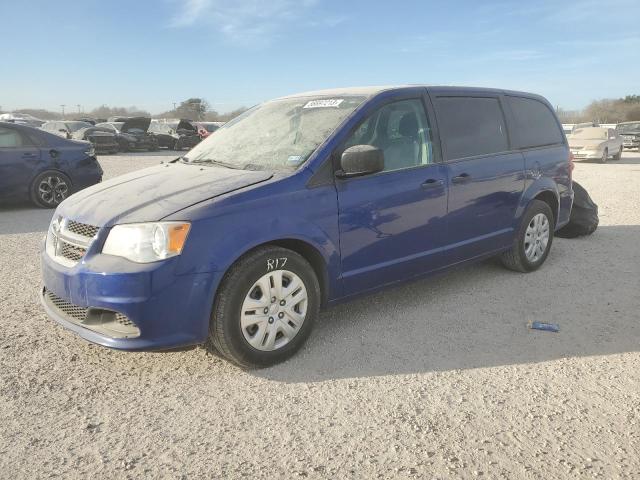 2C4RDGBG5KR572835 - 2019 DODGE GRAND CARA SE BLUE photo 1