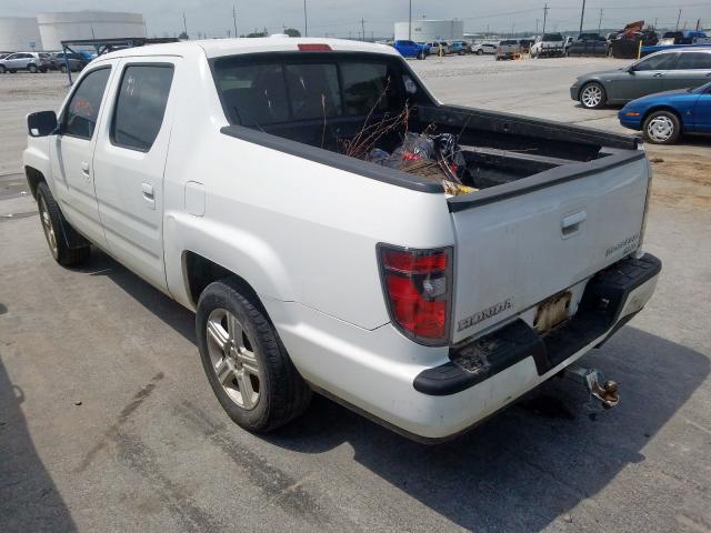 5FPYK1F57DB013249 - 2013 HONDA RIDGELINE RTL  photo 3